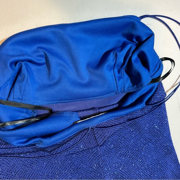 Vtg Y2K 90s Byer Too Glitter Slip Dress Bodycon Mini - Picture 5 of 8